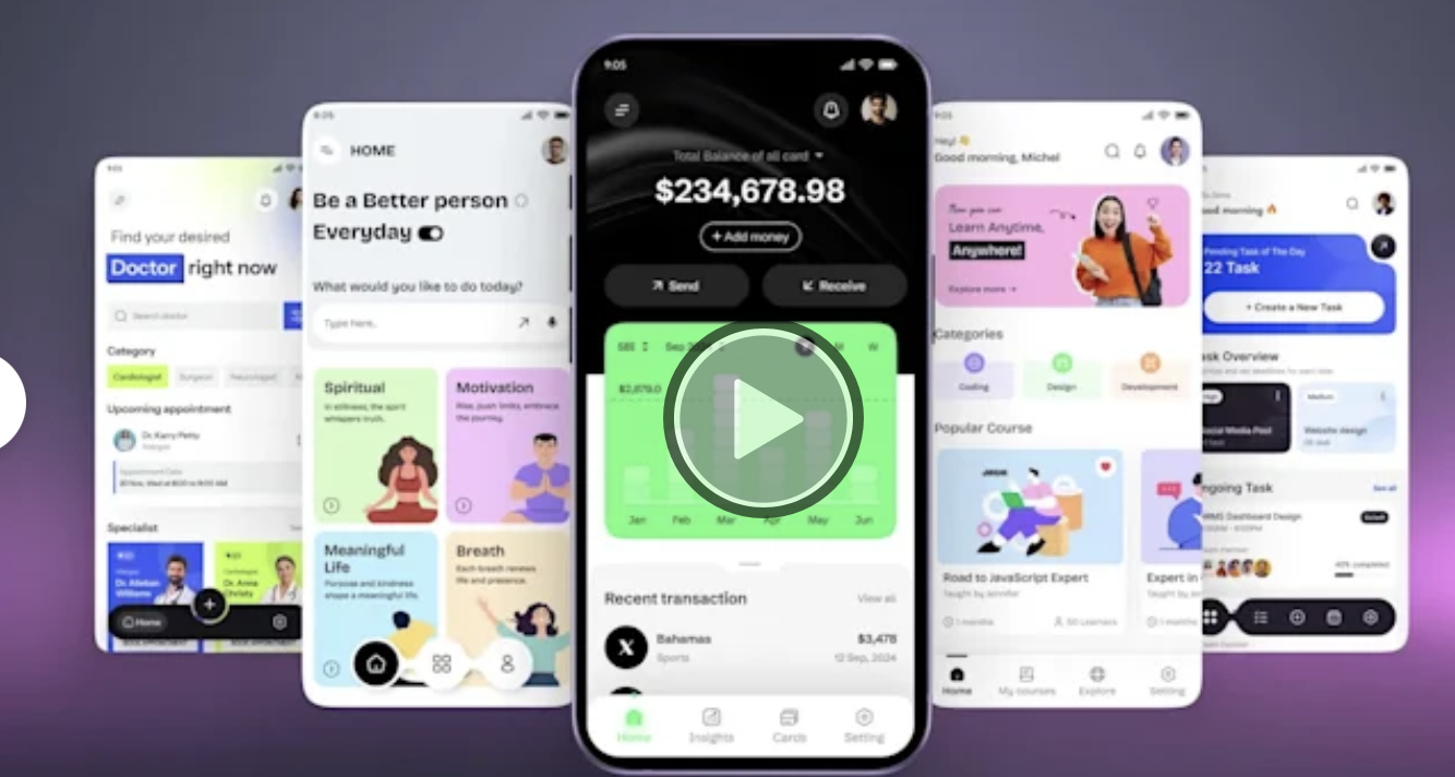 820I will do mobile app ui ux design in figma